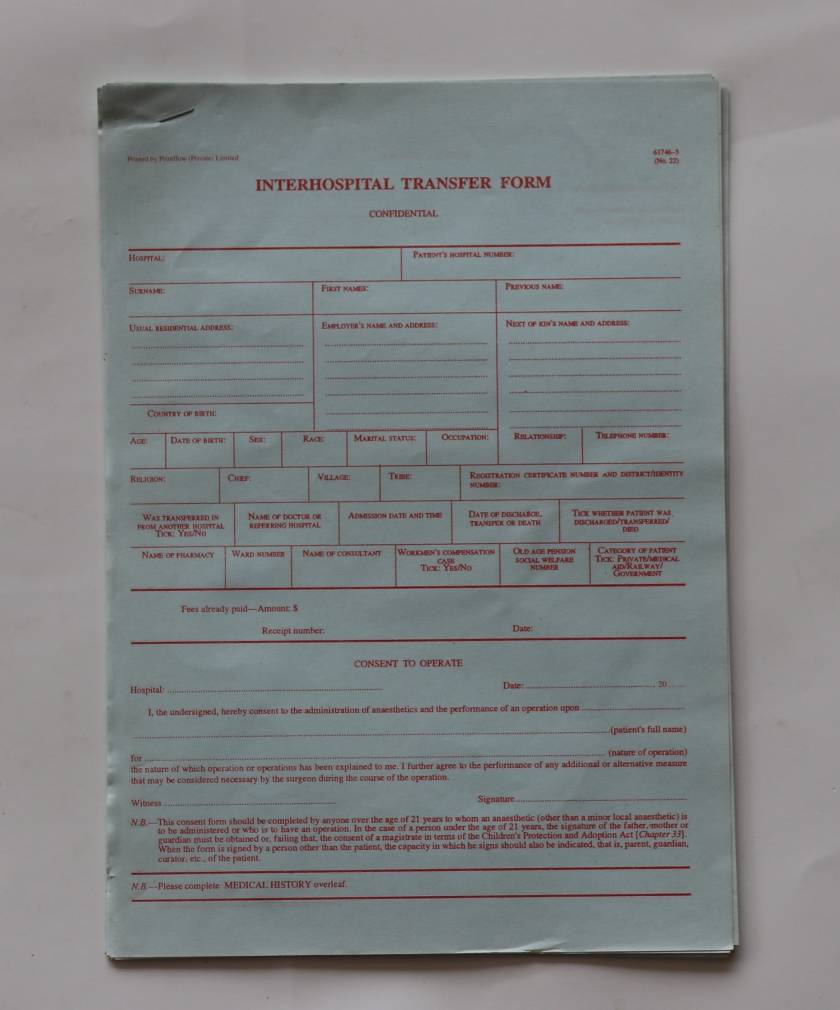 INTER HOSP TRANSFER ( 20 - Printflow Private Limited
